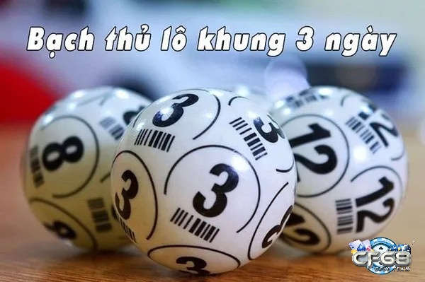Thế nào là lô bạch thủ khung 3 ngày