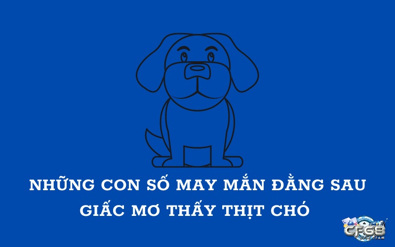 Những con số may mắn trong giấc mơ ăn thịt chó