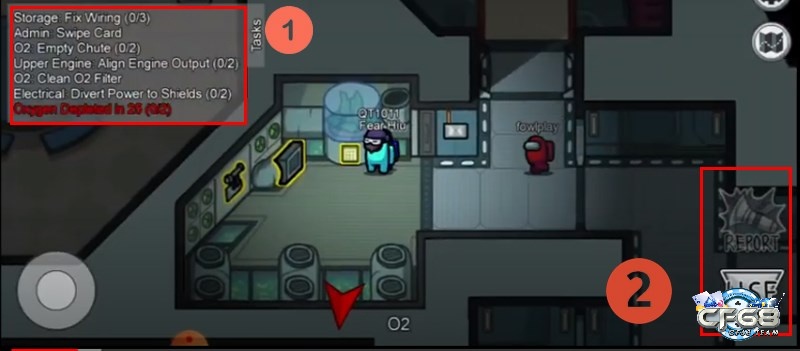 Danh sách nhiệm vụ của Crewmate