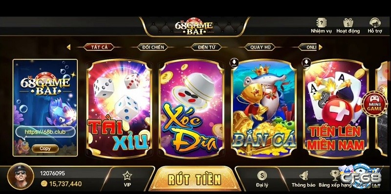 Các game 68 club siêu hấp dẫn.