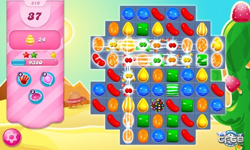 Game keo candy crush ra mắt từ năm 2012