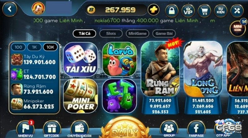 Sản phẩm nổi bật của sân chơi cá cược Big.Club - Sân chơi quốc tế 5*