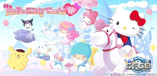 Hello Kitty World 2 - một trò chơi đua xe cho các fan của bộ anime nổi tiếng Hello Kitty.