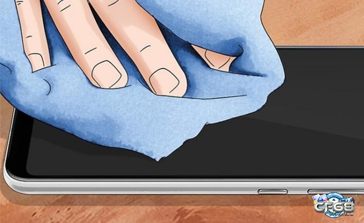 Vệ sinh, lau chùi màn hình thiết bị