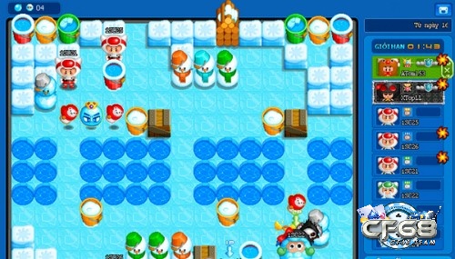 Game đặt bom có nhiều bản đồ với cấu trúc khác nhau