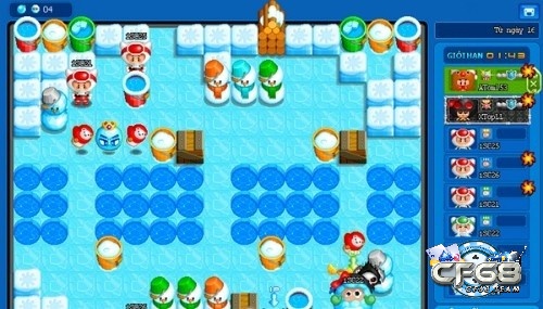 Game đặt bom có nhiều bản đồ với cấu trúc khác nhau