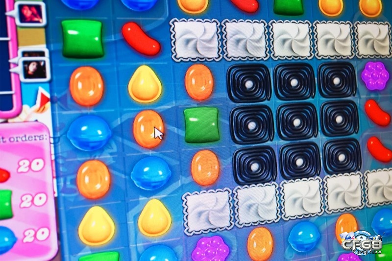 Game Candy Crush Saga có giao diện cực bắt mắt