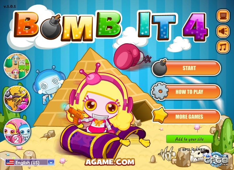 Game dat bom4 là một trò chơi đưa người chơi vào một thế giới đầy thách thức