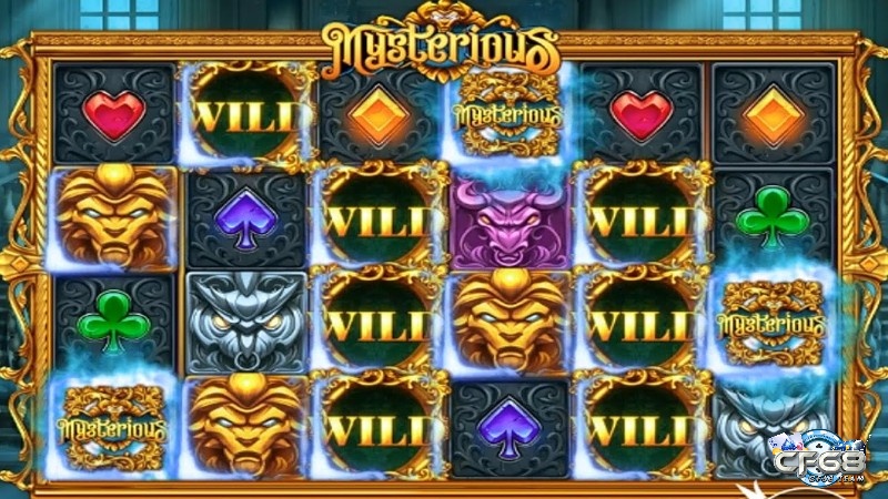 Mysterious là slot có bố cục 6 cuộn, 4 hàng