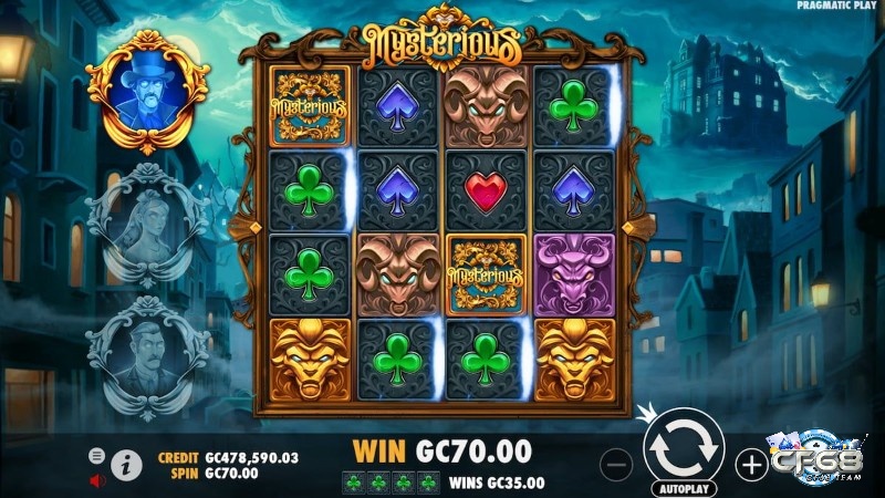 Cách chơi game slot Mysterious rất đơn giản