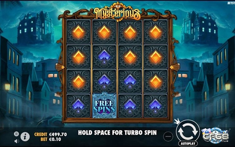 Mysterious có cược bắt đầu chỉ với 0,1 xu cho mỗi lần quay