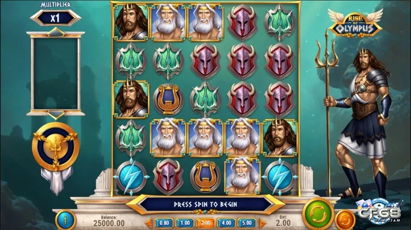 Cách chơi game slot Rise of Olympus rất đơn giản