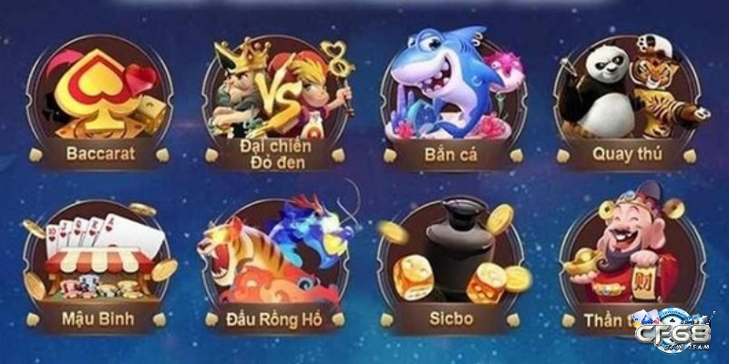Game bài với các trò chơi độc đáo và thú vị