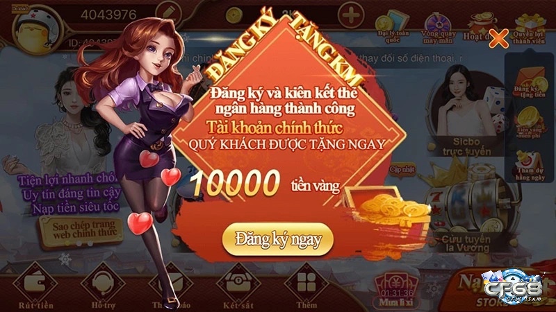 CF68 cung cấp cho người đa dạng các tính năng khác nhau cho anh em