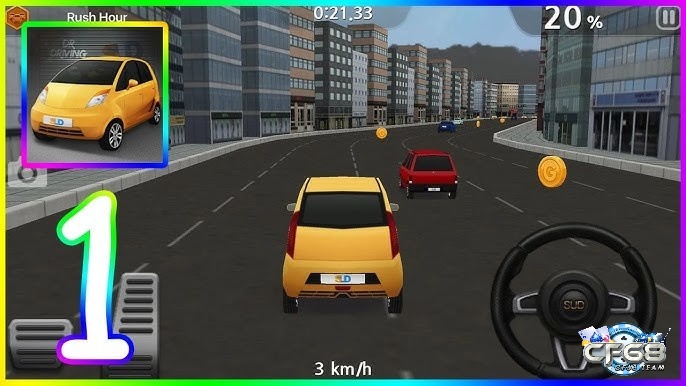 Chế độ đua xe trong Dr. Driving 2 cung cấp các màn chơi thú vị