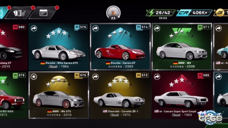 Dàn siêu xe đỉnh cao có trong Forza Street