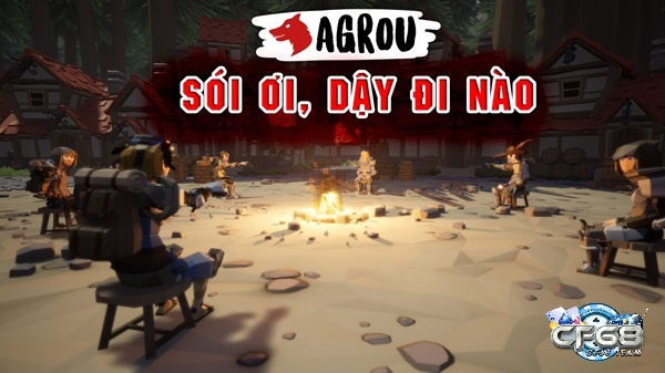 Nhân vật trong Agrou được thiết kế theo phong cách chibi