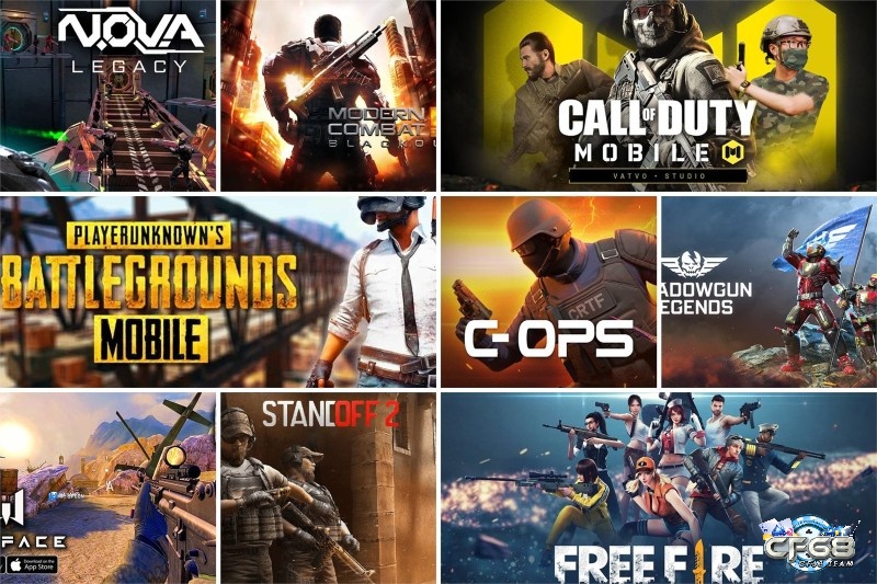 Game bắn súng mobile có đa dạng các thể loại
