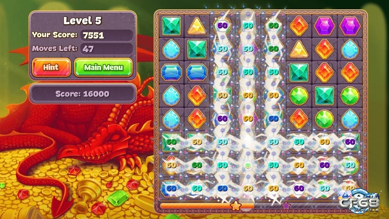 Trải nghiệm gameplay đa dạng trong Jewels Star