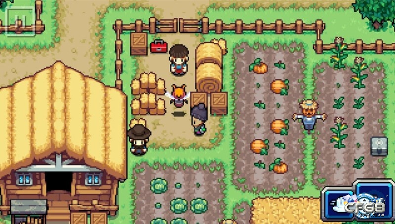 Lối chơi của Game Coromon chủ yếu xoay quanh hệ thống chiến đấu theo lượt