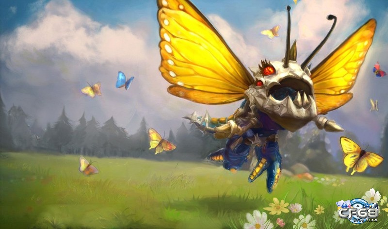 Kog’Maw gây sát thương khủng khiếp nếu được bảo kê tốt