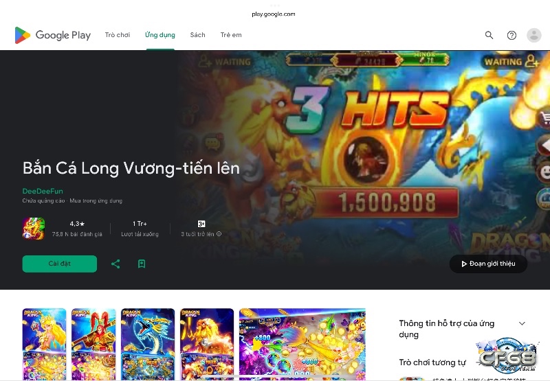 Tải và chơi bắn cá thần rồng nhanh chóng, an toàn trên điện thoại và web chính thức