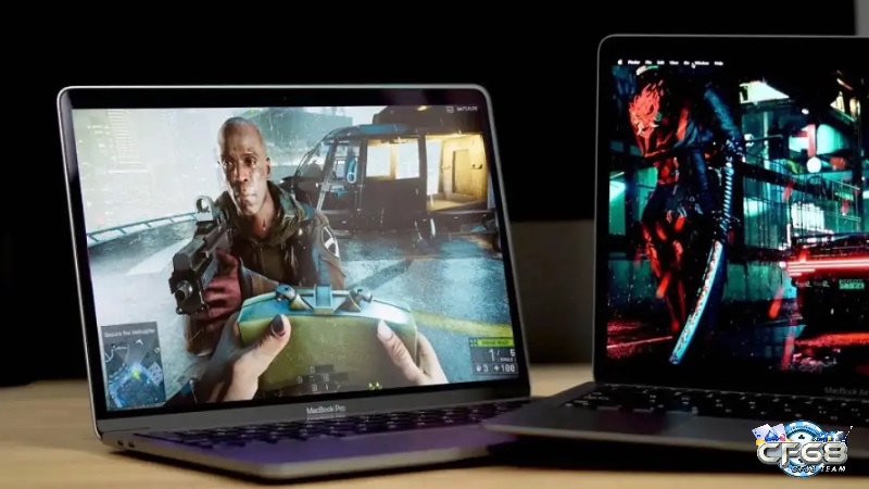 Người chơi tận hưởng đồ họa sắc nét và điều khiển chính xác khi chơi game mobile trên MacBook, đồng thời tiết kiệm pin và tránh nóng máy