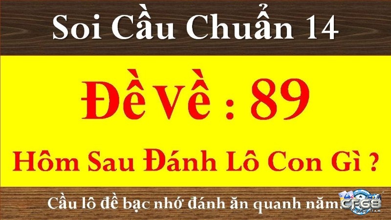 Áp dụng đề về 89 hôm sau đánh lô gì theo quy luật ghép cầu khá nhiều lô đề thủ yêu thích