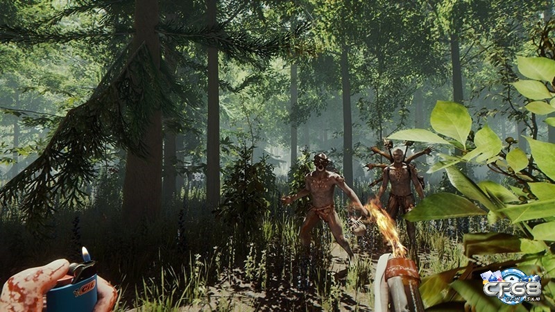 The Forest kết hoepj giữa lối chơi sinh tồn cùng yếu tố kinh dị vô cùng khó khăn