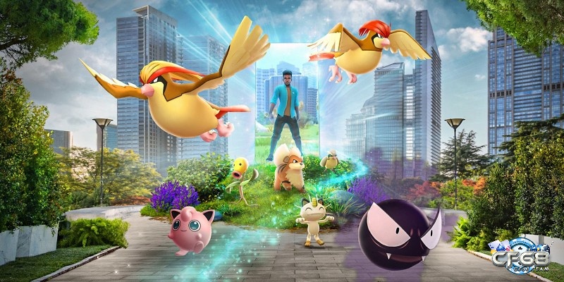 Pokémon GO nổi bật với gameplay thực tế ảo độc đáo, buộc người chơi phải vận động và khám phá ngoài đời