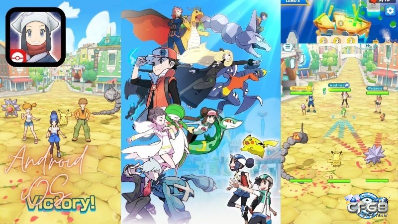 Pokemon Masters hấp dẫn nhờ hệ thống Pokemon đa dạng và lối chơi chiến đấu theo lượt đầy tính chiến thuật