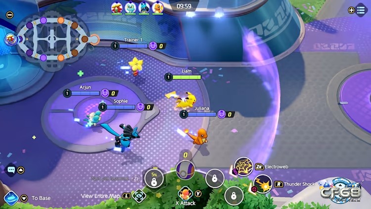 Pokemon Unite cuốn hút bởi lối chơi MOBA đồng đội kịch tính kết hợp hình ảnh 3D đẹp mắt