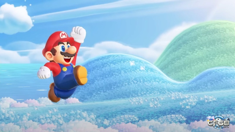 Mario trở lại với diện mạo hoạt hình sinh động, tràn đầy năng lượng tích cực.
