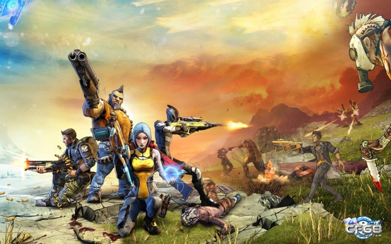 Nhịp giao tranh nhanh giúp trải nghiệm game Borderlands 2 luôn có năng lượng và khó chán