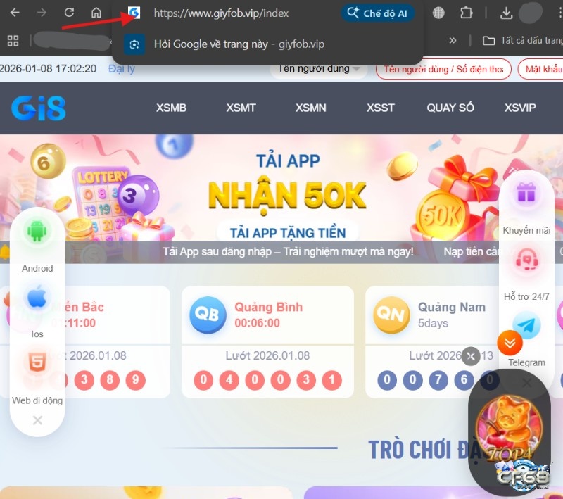 Việc kiểm tra link truy cập và dấu hiệu bảo mật trên giao diện giúp người dùng tránh rủi ro lừa đảo khi tạo tài khoản Gi8