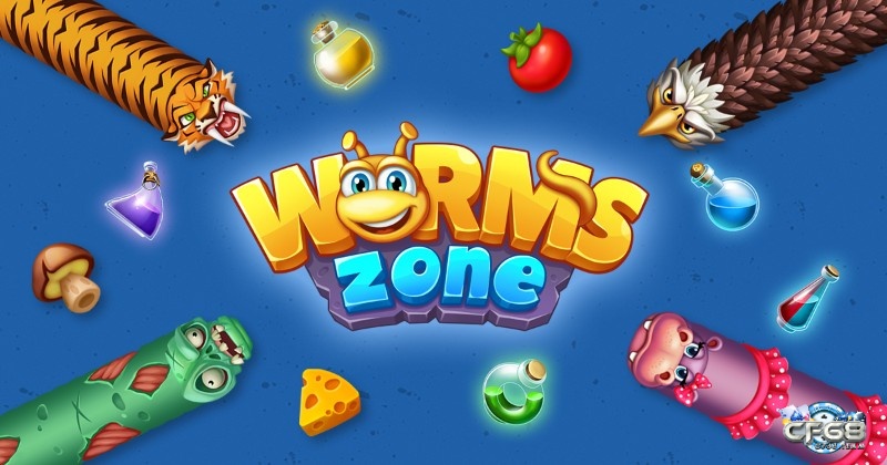 WormsZone.io game rắn sinh tồn dễ chơi, phù hợp leo top nhẹ nhàng