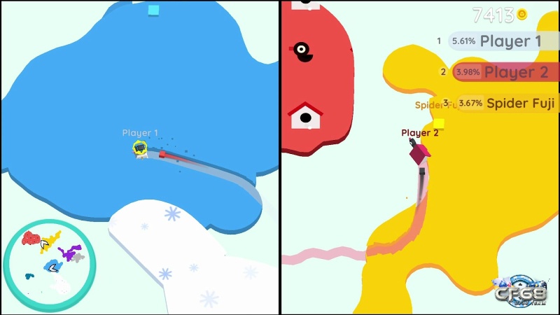 Paper.io 2 game chiếm đất nhịp nhanh, thao tác đơn giản và kịch tính