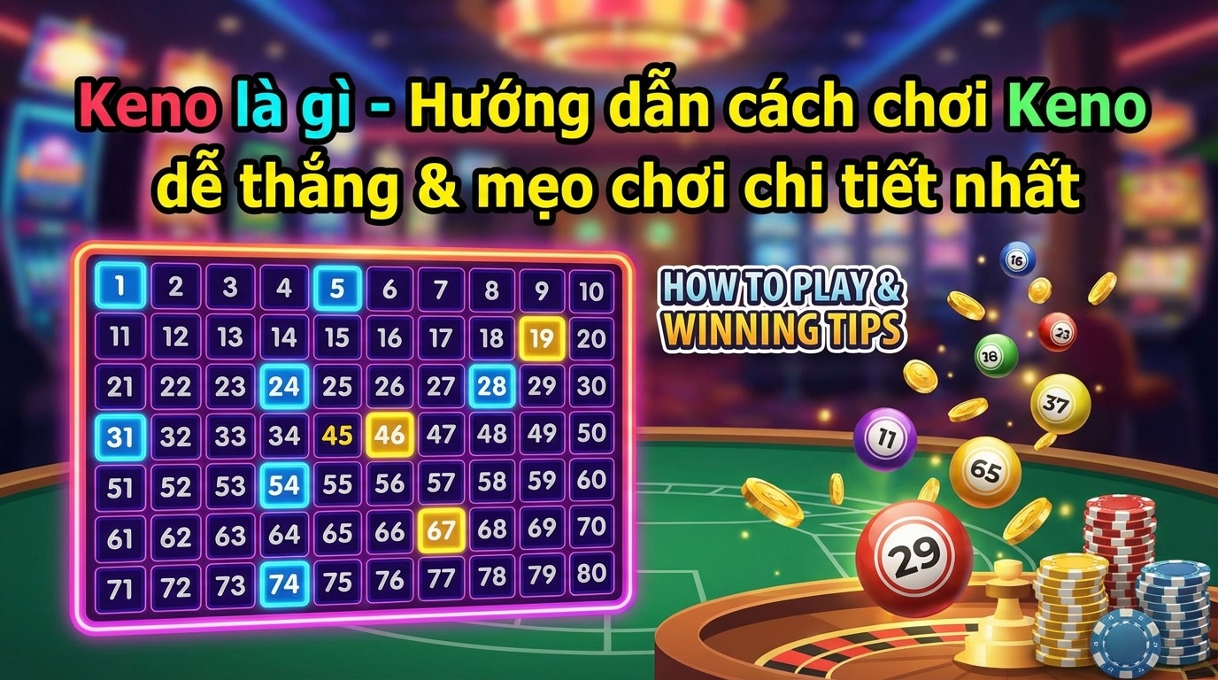 Cách chơi Keno dễ thắng & mẹo chơi chi tiết nhất 2026