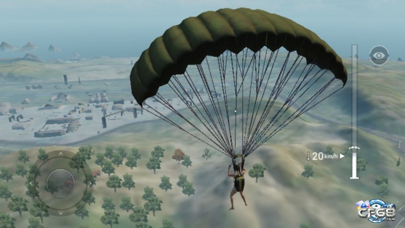 khu vực đáp dù an toàn trong bản đồ battle royale