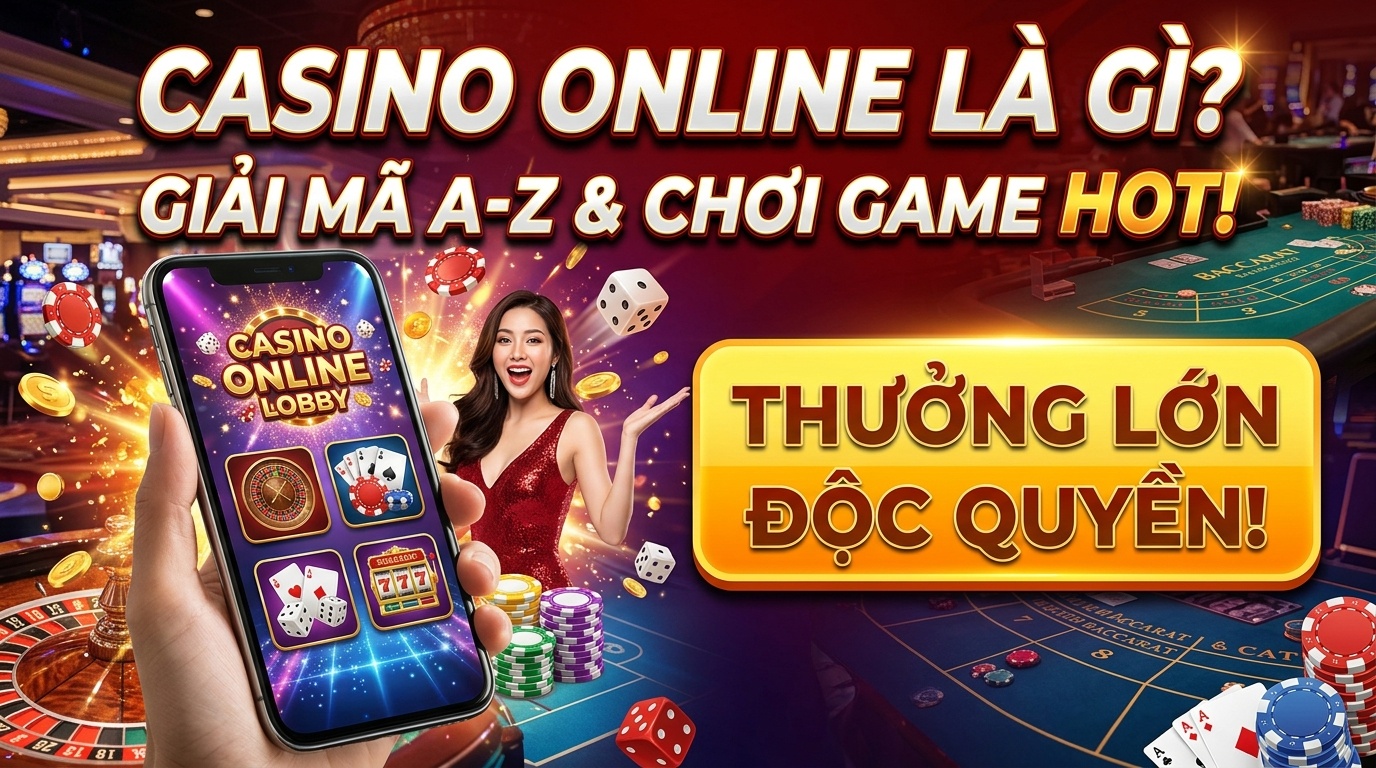 Casino Online là gì? Giải mã chi tiết hình thức Casino Online