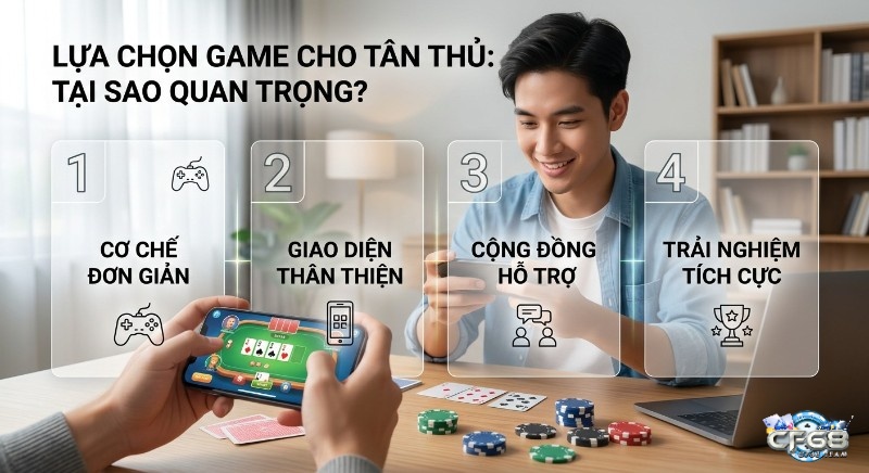 Checklist 4 tiêu chí chọn game online cho người mới chơi cho tân thủ: cơ chế đơn giản, giao diện thân thiện, cộng đồng và trải nghiệm tích cực