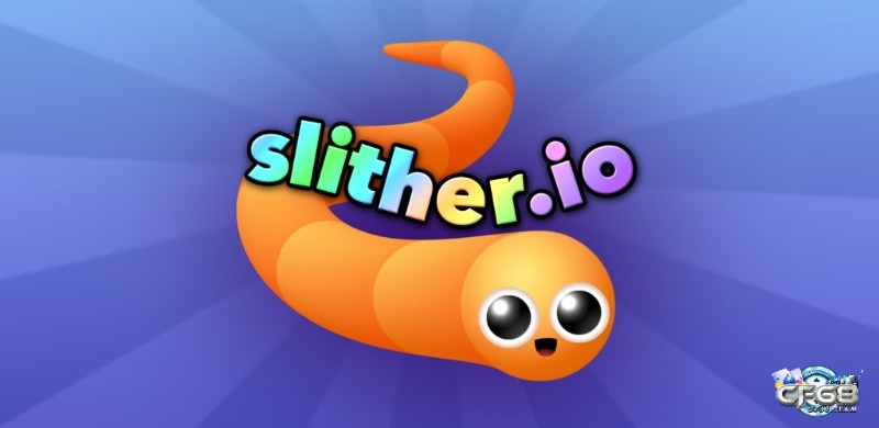 Những chú rắn nhiều màu sắc trong trận đấu Slither.io trên bản đồ rộng