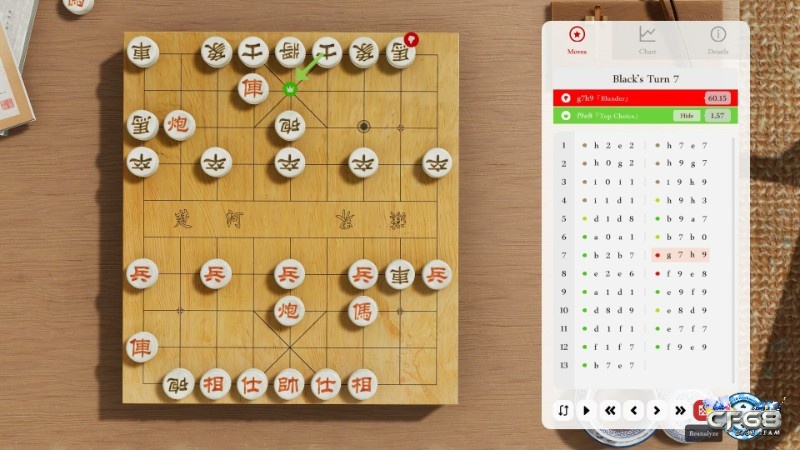 Just Xiangqi đẹp mắt, có nhiều bài luyện chiến thuật