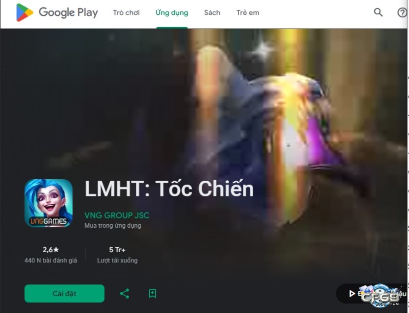 Chọn Cài đặt